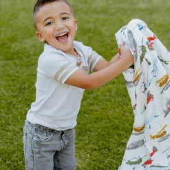 Blankets|Crib Quilts-Little Unicorn Deluxe Muslin Baby Quilt