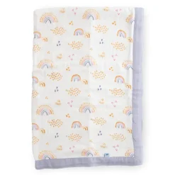Blankets|Crib Quilts-Little Unicorn Deluxe Muslin Baby Quilt