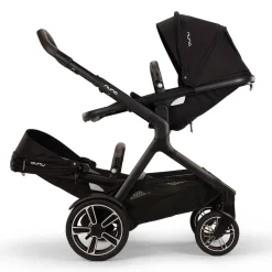 Stroller Accessories-Nuna DEMI Next Sibling Seat Caviar