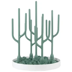 Bottle Brushes + Drying Racks-Boon Inc. Desert Drying Rack Dark Green