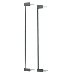 Baby Gates + Babyproofing-QDos Designer Gate Extension Slate