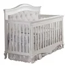 Convertible Cribs-Pali Diamante Forever Crib with Beige Fabric Panel