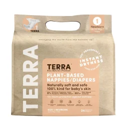 Disposable Diapers-Terra Diapers Size 1 (Newborn)