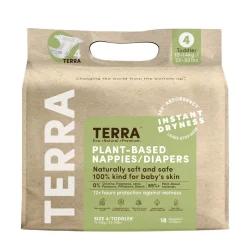 Disposable Diapers-Terra Diapers Size 4 (Toddler)