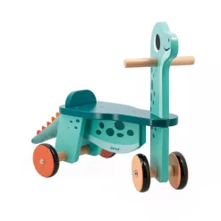 Ride-On Toys|Wooden Toys-Janod Dino Ride-On Portosaurus