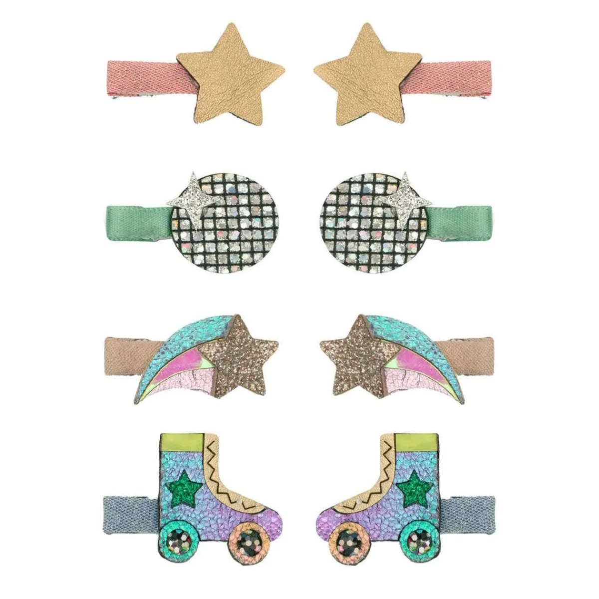 Hair Accessories-Mimi & Lula Disco Diva Mini Clips