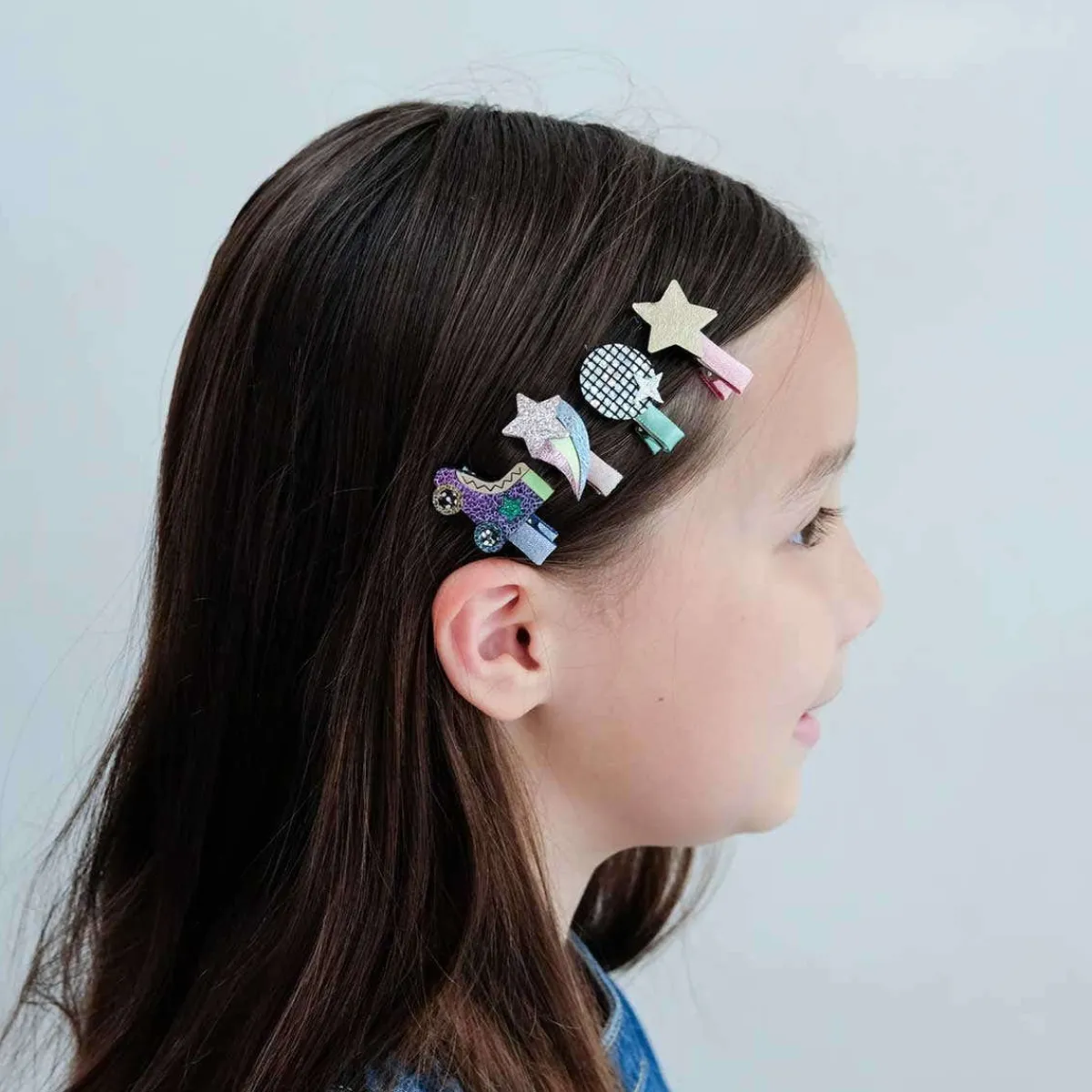 Hair Accessories-Mimi & Lula Disco Diva Mini Clips