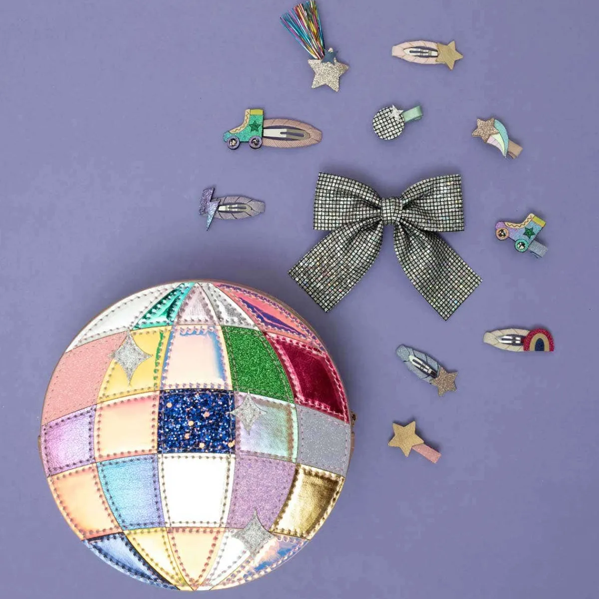 Hair Accessories-Mimi & Lula Disco Diva Mini Clips