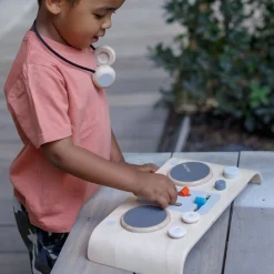 Wooden Toys|Pretend Play-Plantoys DJ Mixer Board