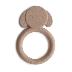 Teethers|Pacifiers + Clips-Mushie Dog Teether