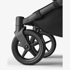 Single-To-Double Strollers|Full-Sized Strollers-Bugaboo Donkey5 Mono Complete Stroller (Black Frame) - Black/White