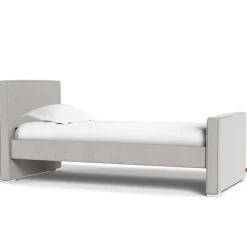 Twin Beds + Trundles-Monte Design Dorma Twin Bed - European Fabric with High HB + High FB