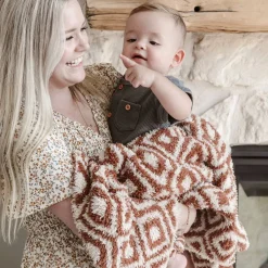 Blankets-Saranoni Double Layer Bamboni Receiving Blanket