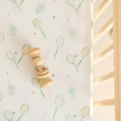 Crib Fitted Sheets-Pehr Doubles Crib Sheet