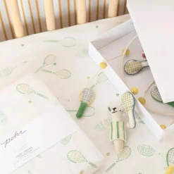 Crib Fitted Sheets-Pehr Doubles Crib Sheet