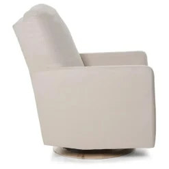 Motorized Gliders|Gliders-Oilo Drew Swivel Glider with Power Recline Wood Base (Grade D)