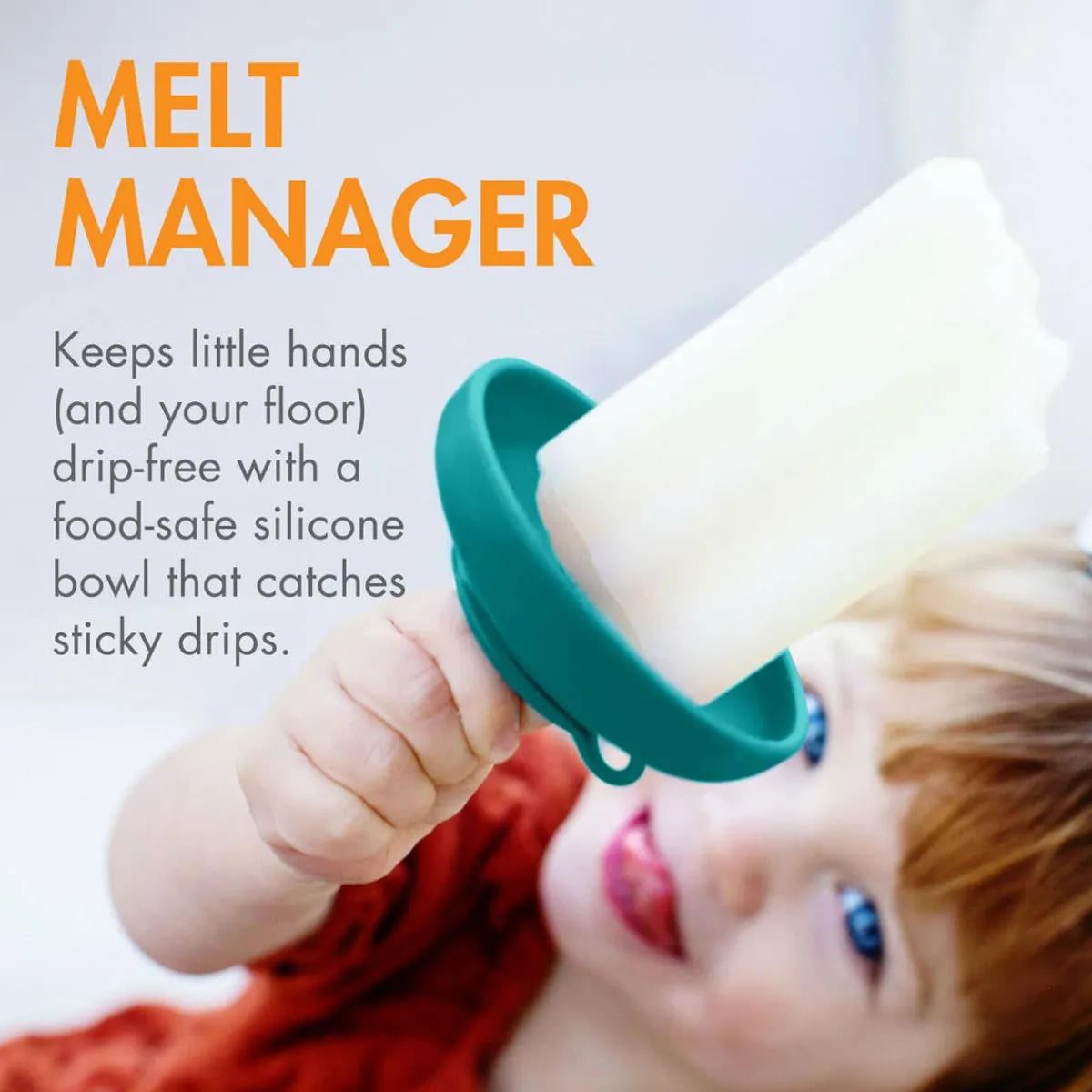 Baby Food Feeders-Boon Inc. Drizzle Popsicle and Ice Cream Cone Holder (2 Pack)