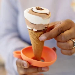 Baby Food Feeders-Boon Inc. Drizzle Popsicle and Ice Cream Cone Holder (2 Pack)