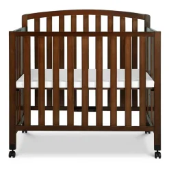 Mini Cribs|Convertible Cribs-DaVinci Dylan 3-in-1 Folding Convertible Mini Crib