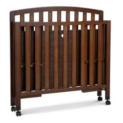 Mini Cribs|Convertible Cribs-DaVinci Dylan 3-in-1 Folding Convertible Mini Crib