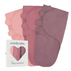 Sleep Sacks + Wraps-Comfycubs Easy Swaddles (3 Pack)