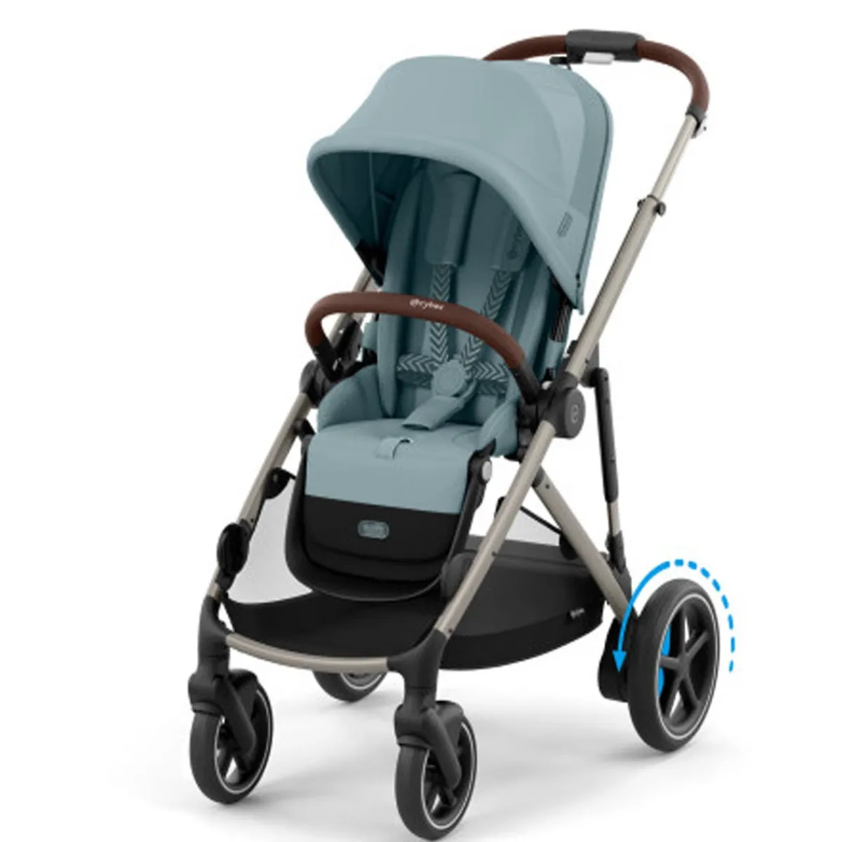 All-Terrain Strollers|Single-To-Double Strollers-Cybex e-Gazelle S Stroller