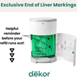 Inserts + Refills|Diaper Pails-Dekor Eko Mini Refill (2 Pack)