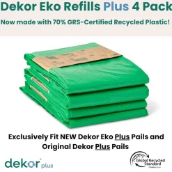 Inserts + Refills|Diaper Pails-Dekor Eko Plus Refill (4 Pack)