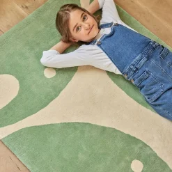 Rugs-Bleuu Studio Elephant Area Rug Green