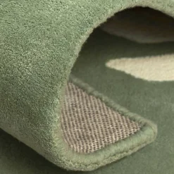 Rugs-Bleuu Studio Elephant Area Rug Green