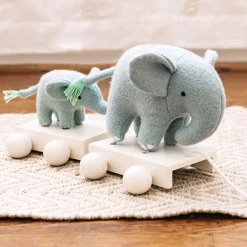 Wooden Toys|Pull Toys-Wonder & Wise Elephant Pull Toy