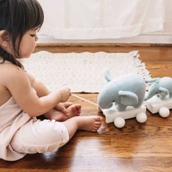 Wooden Toys|Pull Toys-Wonder & Wise Elephant Pull Toy