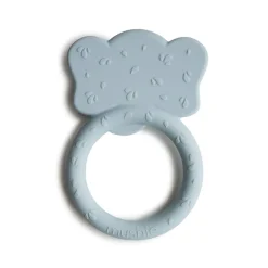 Teethers|Pacifiers + Clips-Mushie Elephant Teether Cloud