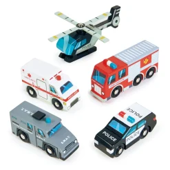 Cars + Trucks|Pretend Play-Tender Leaf Toys Emergency Vehicles