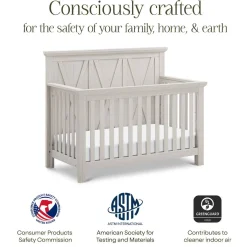 Convertible Cribs-Monogram by Namesake Emory Farmhouse 4-in-1 Crib