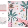 Crib Bedding Sets-Lambs & Ivy Enchanted Safari 3 Piece Crib Set