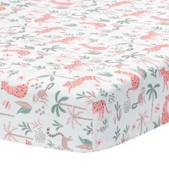 Crib Bedding Sets-Lambs & Ivy Enchanted Safari 3 Piece Crib Set
