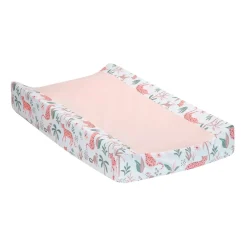 Changing Pads + Covers-Lambs & Ivy Enchanted Safari Changing Pad Cover