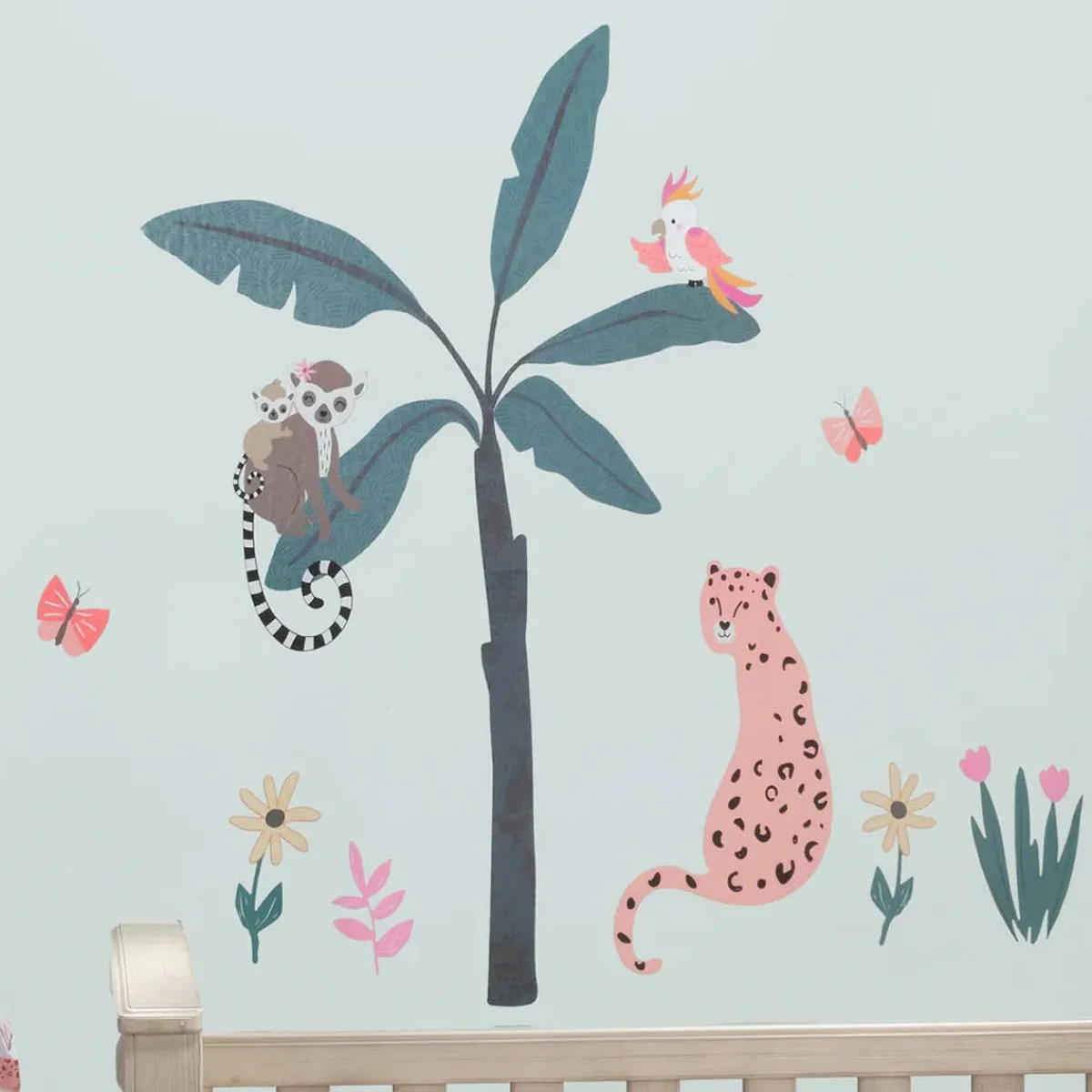 Wall Decor-Lambs & Ivy Enchanted Safari Wall Decals