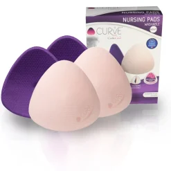 Nursing Pads-Curve Essential Plus Nursing Pad 2-Pack (Night) Purple
