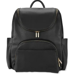 Diaper Bags-Skip Hop Evermore 6-in-1 Diaper Backpack Black