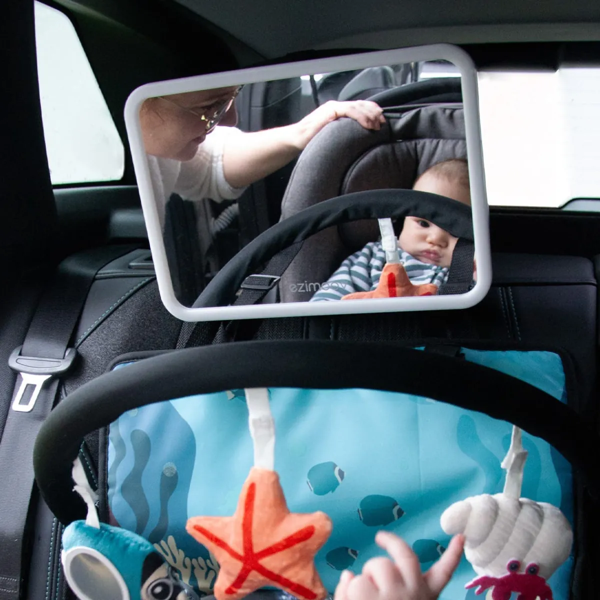 Car Seat Accessories-Ezimoov Ezi LED Mirror