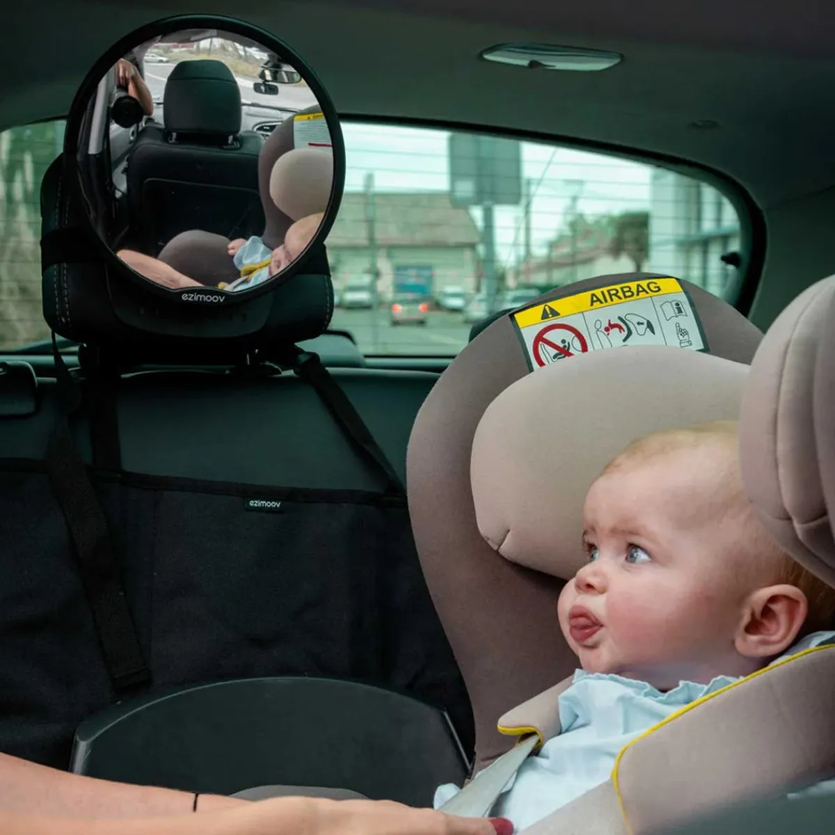 Car Seat Accessories-Ezimoov Ezi Mirror Round