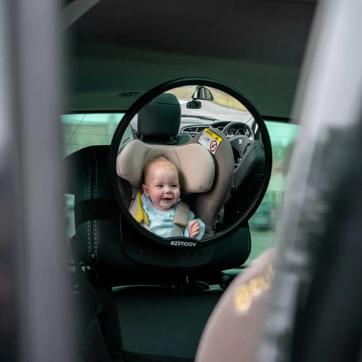 Car Seat Accessories-Ezimoov Ezi Mirror Round