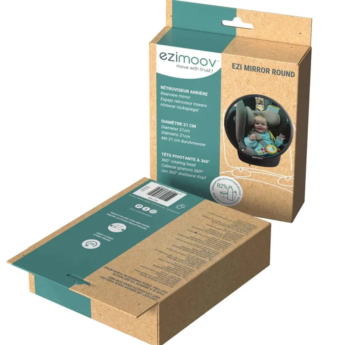Car Seat Accessories-Ezimoov Ezi Mirror Round