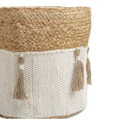 Storage-Crane Baby Ezra Cotton + Jute Storage Bin
