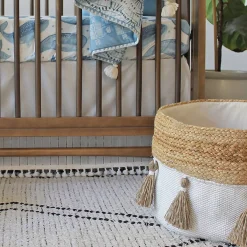 Storage-Crane Baby Ezra Cotton + Jute Storage Bin