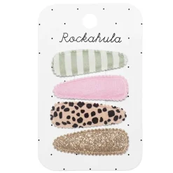 Hair Accessories-Rockahula Kids Fabric Clip Set