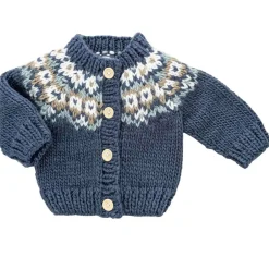 Sweaters + Jackets-Huggalugs Fairisle Cardigan