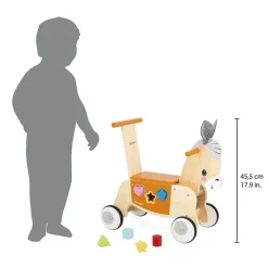 Wooden Toys|Ride-On Toys-Janod Farm Donkey Ride-On